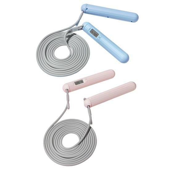 Vista 5 de Cuerda para Saltar con Contador Digital - COLOR: Rosado